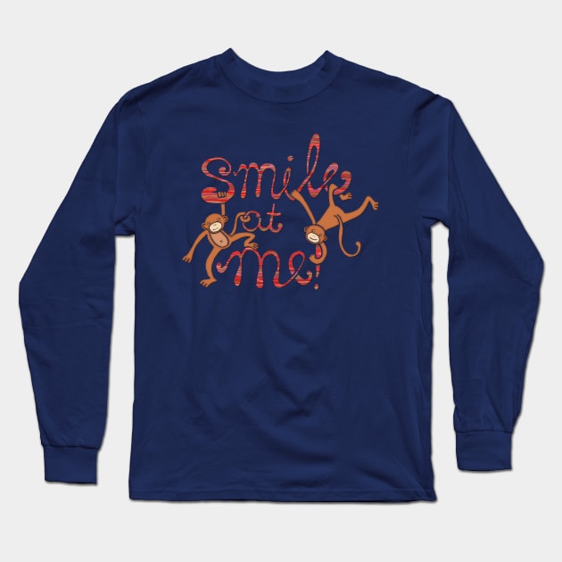 Smile at me! Long Sleeve T-Shirt by micklyn